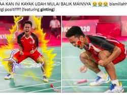 Anthony Ginting Menang Jadi Super Saiya, Pikachu dan Luffy