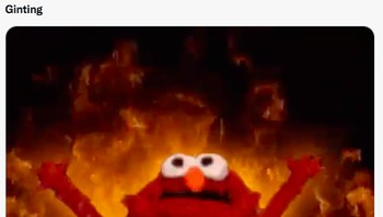 Malam ini Ginting memang on fire. Sepakat dengan meme ini kan? Semoga kemenangan berlanjut pada laga selanjutnya. Foto: (Twitter)