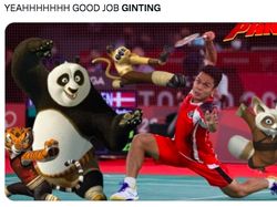 Anthony Ginting Menang Jadi Super Saiya, Pikachu dan Luffy