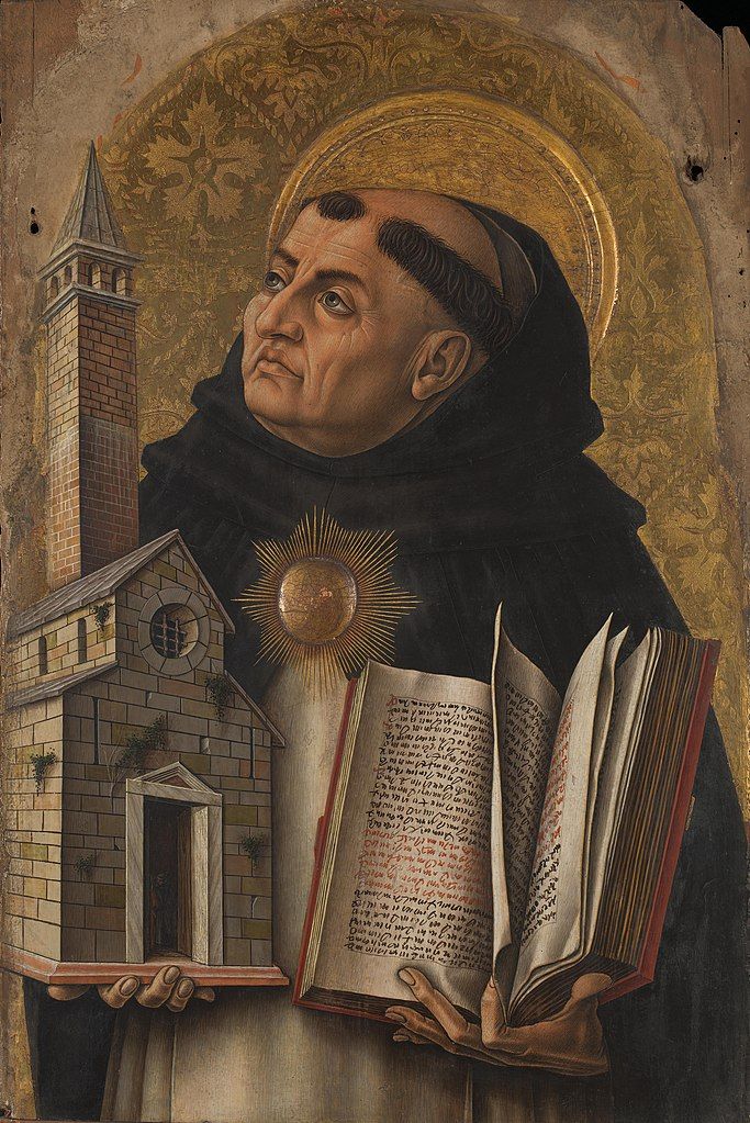 Thomas Aquinas karya Carlo Crivelli.