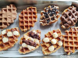 Ada Croffle dengan 9 Topping dan Isian yang Lembut Lumer di Sini