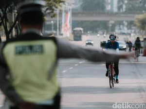 Polda Metro: Road Bikers Cekcok dengan Polisi Keluar Jalur Sepeda