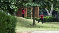 Di tempat ini warga bisa menikmati asrinya Kota Jakarta di Hutan Kota GBK.