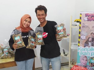 Keripik Kulit Ikan Patin Lamongan, Disukai Kaesang-Diapresiasi Wapres Maruf