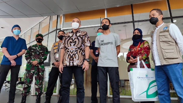 M Faris Amrullah, mahasiswa yang dibanting polisi sudah boleh pulang usai 2 hari jalani pemeriksaan di RS Ciputra Hospital
