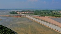 Jalan tol Simpang Indralaya-Muara Enim dibagi menjadi 2 Seksi. Seksi I Simpang Indralaya-Prabumulih  65 km. Seksi II Prabumulih - Muara Enim 54 km.Foto: Dok. Ditjen Bina Marga Kementerian PUPR