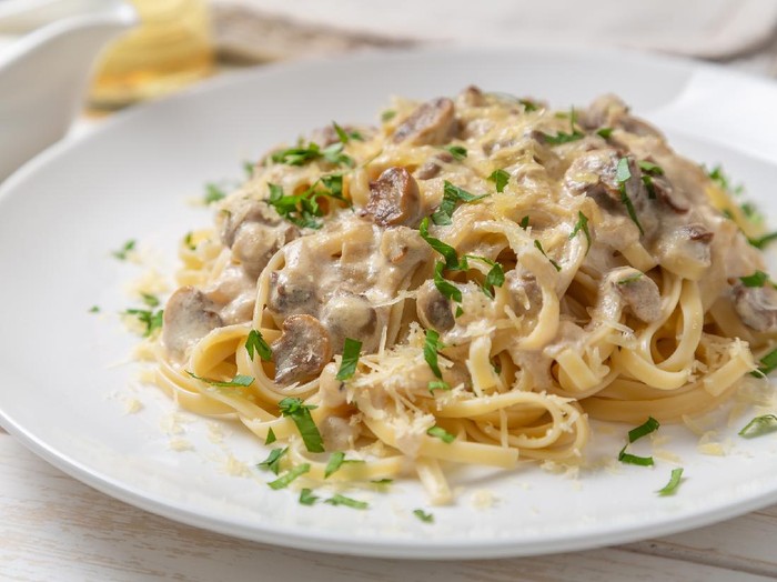 Resep Spaghetti Saus Jamur Creamy Resep Spaghetti Saus Jamur Creamy