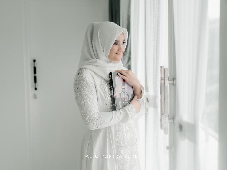 10 Momen Pengajian dan Siraman Calon Istri Ridho DA Jelang Nikah