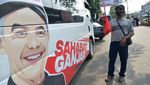 Sahabat Ganjar Tebar Bantuan di Jabar Naik Mobil Berwajah Ganjar