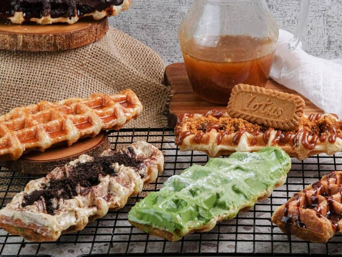 Croffle diantre pembeli Viral di Medsos, Croffle di 5 Tempat Ini Selalu Diantre Pembeli