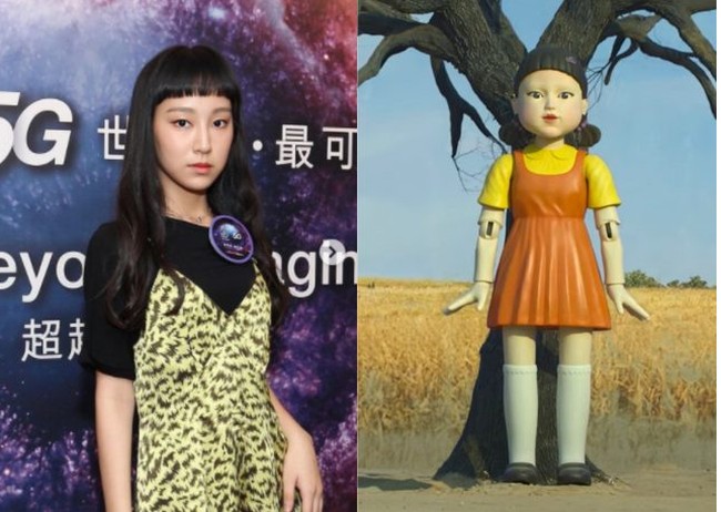 Para penggemar belum kehabisan topik untuk membicarakan Squid Game. Salah satu hal yang juga menarik perhatian mereka adalah boneka maut menakutkan yang dibilang mirip dengan artis Hong Kong Gigi Yim Ming Hay. Foto: Instagram @yiminghay