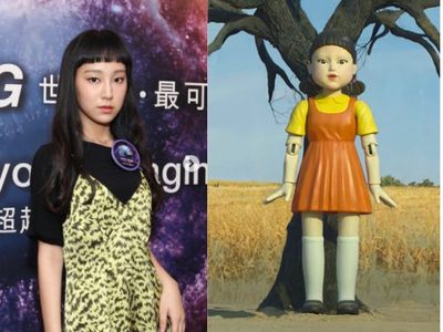 7 Foto Penyanyi Cantik yang Viral Disamakan dengan Boneka Maut Squid Game