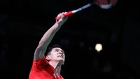 Jonatan Christie mampu tampil fokus dan membuat Antonsen kewalahan dengan variasi pukulannya (Badminton Photo)