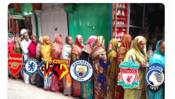 Klub lain benar-benar tak sabar menantikan laga melawan MU. Foto: Twitter