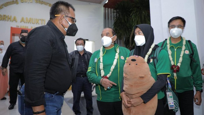 Pemerintah Provinsi Jawa Timur menyambut kembalinya para atlet yang berlaga di PON XX Papua