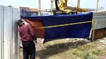 Potret Terkini Crane Roboh di Depok