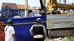 Potret Terkini Crane Roboh di Depok