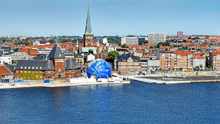 Aarhus Cityscape of Aarhus in Denmark
