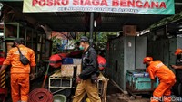 Kegiatan ini untuk mempersiapkan diri jika banjir datang saat musim hujan.