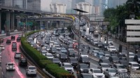 Kemacetan didominasi oleh kendaraan pribadi.