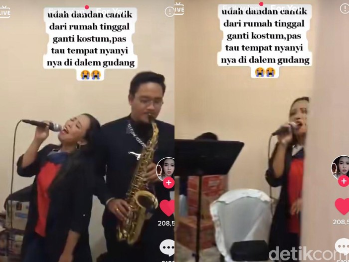 Foto: Dok. Tangkap layar akun TikTok @menur_biyonce. Foto: Dok. Tangkap layar akun TikTok @menur_biyonce.