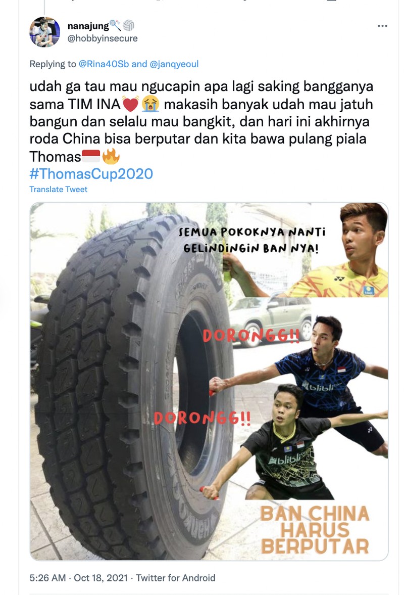 Meme Thomas Cup