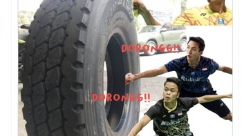 Edisi roda. Foto: Twitter