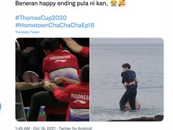 Meme Kocak Selebrasi Kemenangan Tim Indonesia di Thomas Cup 2020