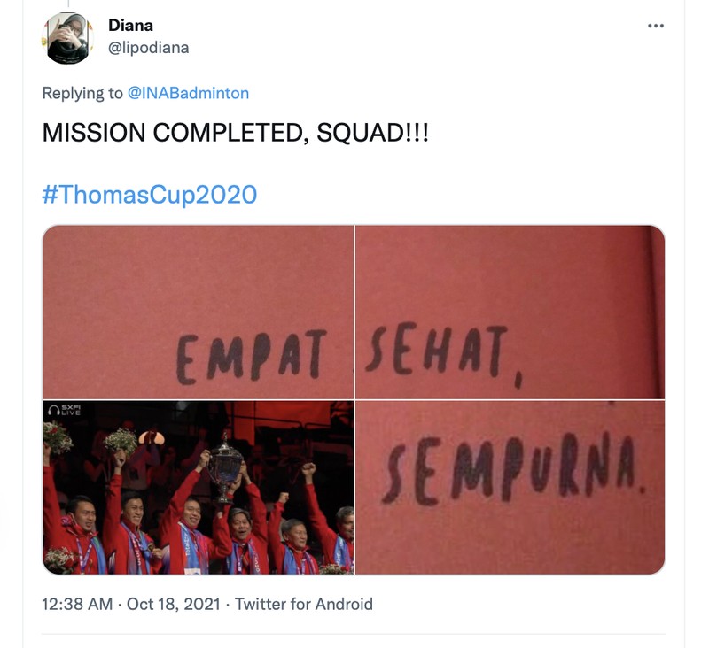 Meme Thomas Cup