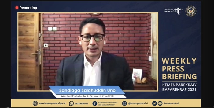 Menparekraf Sandiaga Uno
