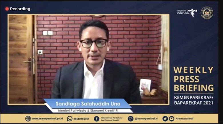 Menparekraf Sandiaga Uno