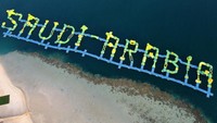 Wisatawan tak boleh menyalakan api, berkemah, merokok sisha, berenang saat matahari tenggelam hingga mengumpulkan atau menginjak terumbu karang. (AFP/FAYEZ NURELDINE)