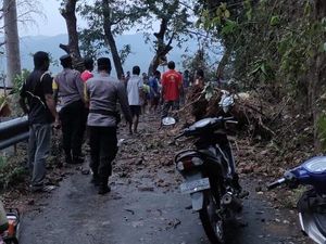 Material Longsor Dibersihkan, Desa di Madiun Terdampak Hujan Es Kini Bisa Dilalui