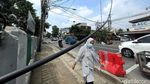 Bahaya, Kabel Dibiarkan Menjuntai di Depok