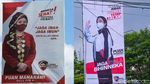 Baliho Puan Bersalin Rupa Mejeng di Tangsel