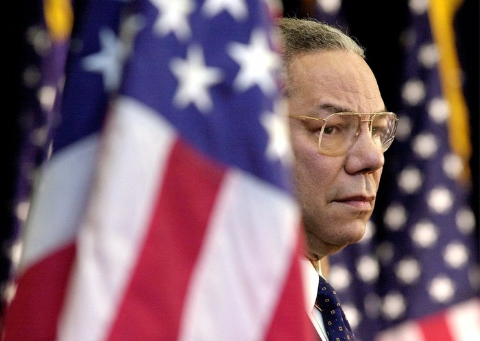 Mantan menteri luar negeri AS Colin Powell meninggal dunia dalam usia 84 tahun. (Foto: AP/KENNETH LAMBERT) Mantan menteri luar negeri AS Colin Powell meninggal dunia dalam usia 84 tahun. (Foto: AP/KENNETH LAMBERT)