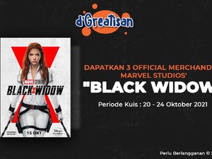detikcom Kasih Kamu Merchandise Resmi Marvel Studios Black Widow, Cek di Sini!