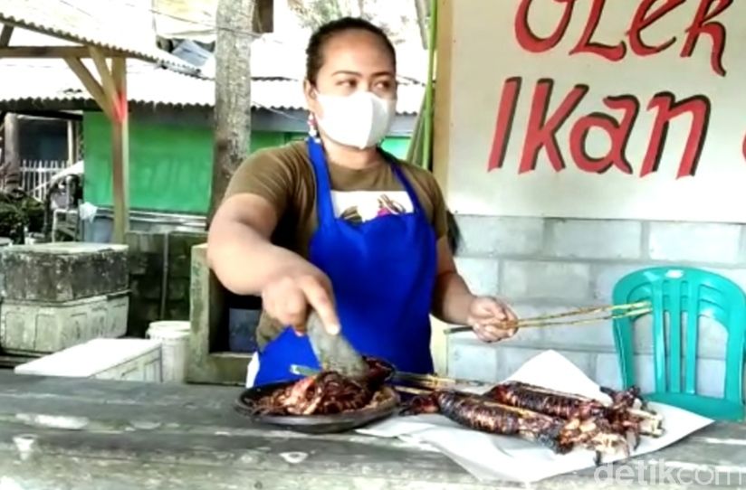 Geprek Gurita yang Pedas Gurih di Blitar, Jawa Timur