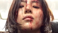 Han So Hee fokus melatih ototnya juga buat My Name. Banyak adegan berkelahi seru yang membutuhkan kekuatan fisik dan itu dijajalnya demi peran. (Foto: dok. Instagram @xeesoxee) 