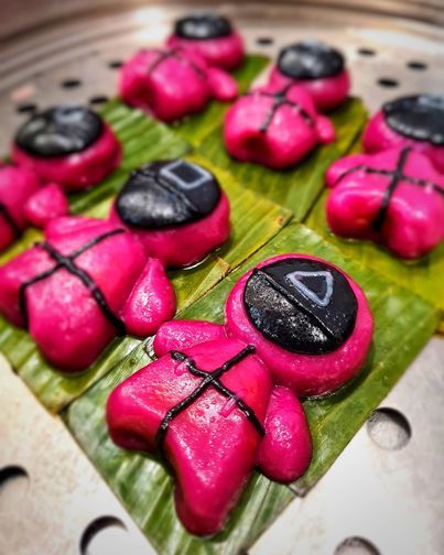 Heboh Squid Game, Toko Kue Ini Bikin Kue Ku Versi Squid Game