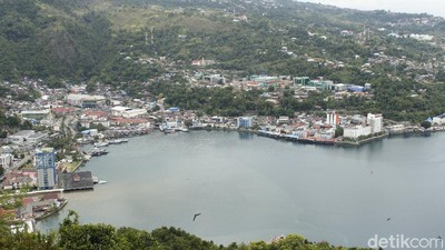Foto: Wajah Cantik dan Modern Kota Jayapura Dilihat dari Ketinggian