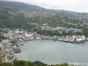 Foto: Wajah Cantik dan Modern Kota Jayapura Dilihat dari Ketinggian