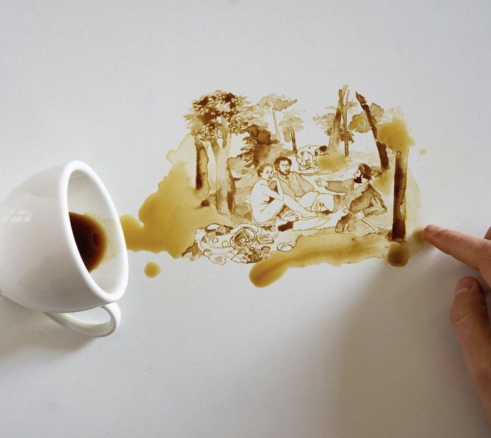 Keren Banget! Seniman Italia Ini Ubah Tumpahan Kopi Jadi Lukisan Cantik Keren Banget! Seniman Italia Ini Ubah Tumpahan Kopi Jadi Lukisan Cantik