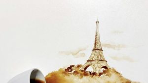 Keren Banget! Seniman Italia Ini Ubah Tumpahan Kopi Jadi Lukisan Cantik