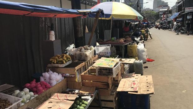 Kondisi Pasar Kambing yang sudah siap huni, Selasa (19/10/2021).
