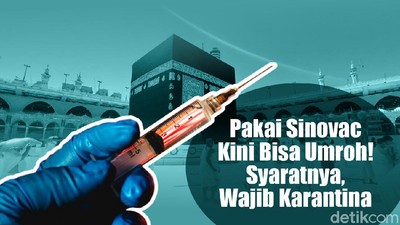 Kata Siapa Pakai Sinovac Tak Bisa Umroh? Ini Kata Menkes