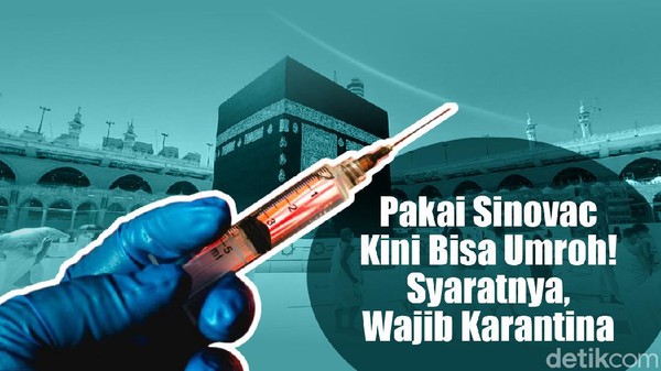 Kata Siapa Pakai Sinovac Tak Bisa Umroh? Ini Kata Menkes