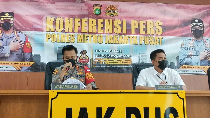 Polres Jakpus merilis kasus tawuran di Menteng yang tewaskan 1 orang
