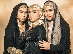 10 Gaya Hijab Ricis Jelang Pernikahan, Abadikan Momen Bersama 2 Kakaknya