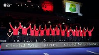 Dalam prosesnya, Indonesia juga keluar jadi juara Piala Thomas usai menang 3-0 atas China di partai final dengan Jojo kembali main di partai ketiga. (Foto: dok. PBSI)